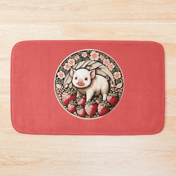 Item preview, Cute Strawberry Piglet designed and sold by FrictionMaxxing.