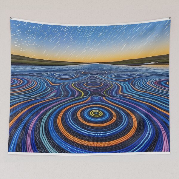 Item preview, galaxy lake designed and sold by PricklyPeanut.