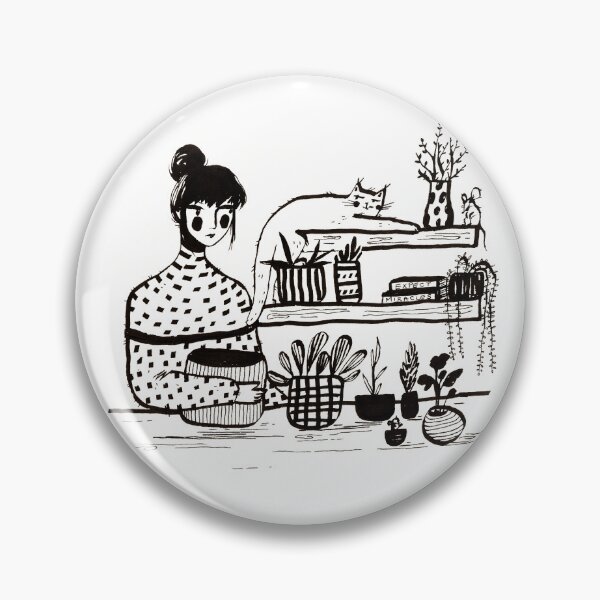 Item preview, Plant mom with cat and mouse designed and sold by iulimade art.