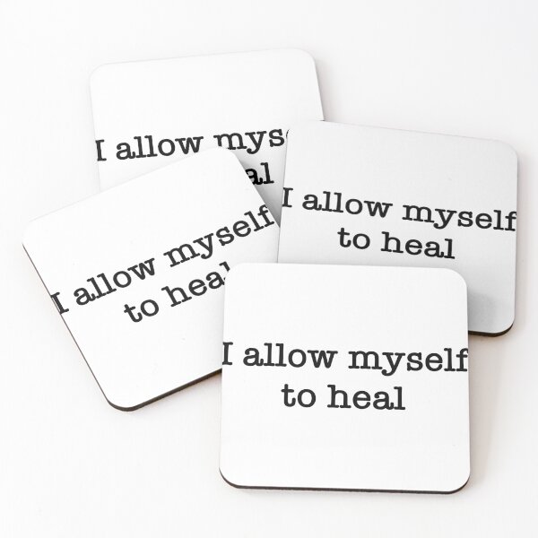 Item preview,  "I Allow Myself to Heal" - Mental Health Affirmation Sticker designed and sold by Forgetting The World Co..