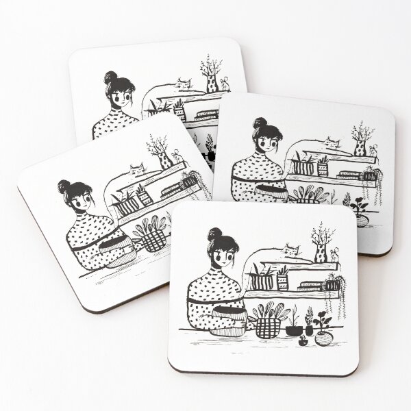 Item preview, Plant mom with cat and mouse designed and sold by iulimade art.