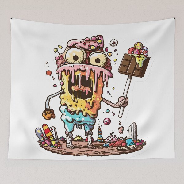 Item preview, Chocolate Fantasy: Gooey Monster Delight designed and sold by AI-Only Creations.