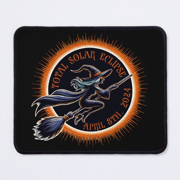 Item preview, Witch - Total Solar Eclipse 2024 designed and sold by SeledineArt.
