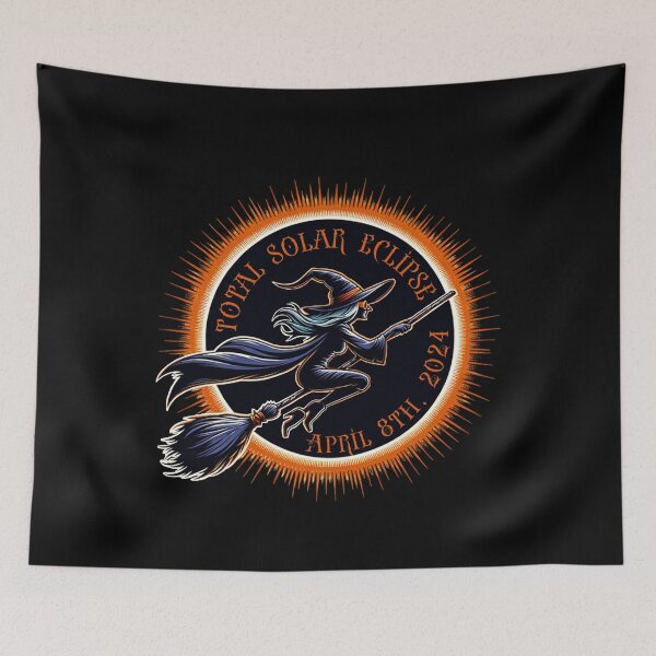 Item preview, Witch - Total Solar Eclipse 2024 designed and sold by SeledineArt.