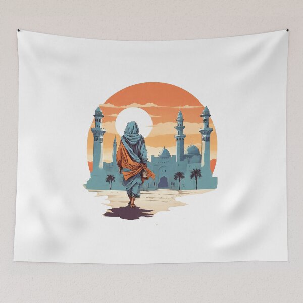 Item preview, tradition arabic city digital painting designed and sold by StellarValor.