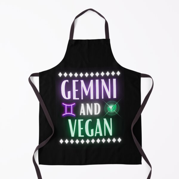 Item preview, Gemini and Vegan Neon Retro Style designed and sold by MysticZodiac.