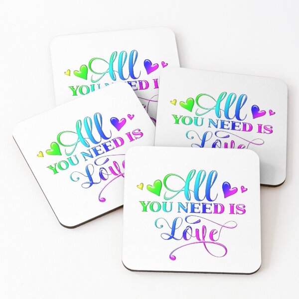 Item preview, All You Need Is Love Inspirational Quote designed and sold by lauraj51.