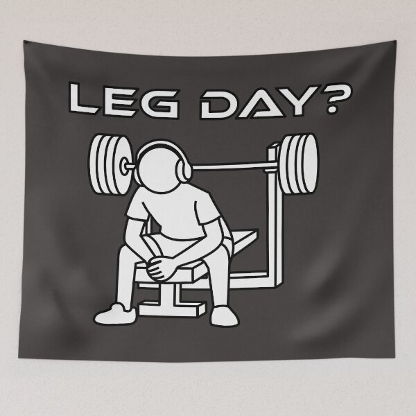 Item preview, LEG DAY DILEMMA designed and sold by ObsessionStore.