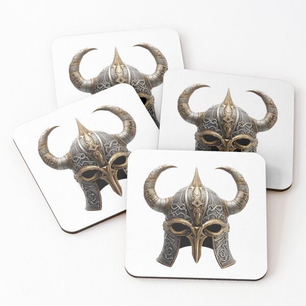 Item preview, Artistic Style Viking Helmet Medieval Warrior Helmet, Logo, Sticker, Wall arts, Art Prints and Mo designed and sold by Kevin Lou.