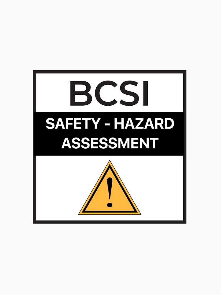 Thumbnail 7 of 7, Classic T-Shirt, Lab Safety- Hazard Assessment designed and sold by BCSI.
