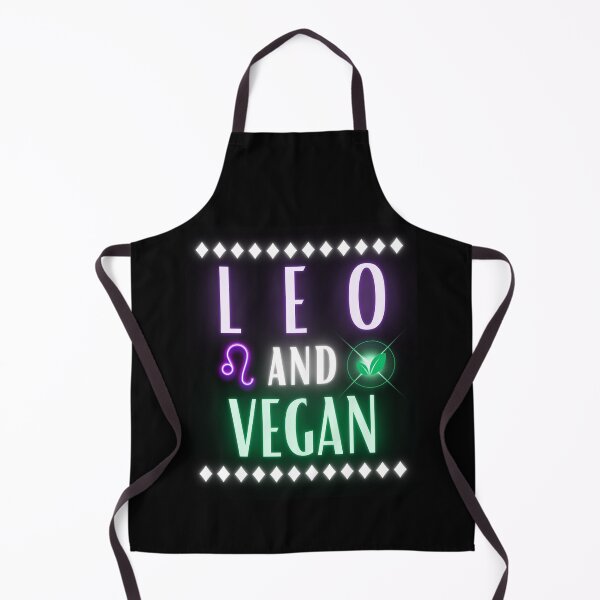 Item preview, Leo and Vegan Neon Retro Style designed and sold by MysticZodiac.