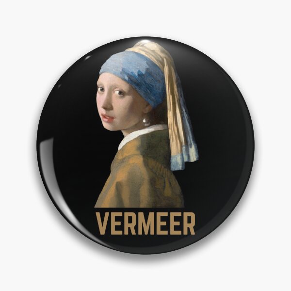 Item preview,  Girl with a Pearl Earring Cutout with light Vermeer text designed and sold by EmeraldeaArt.