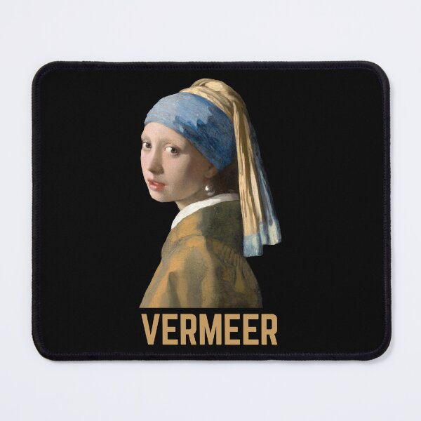 Item preview, Girl with a Pearl Earring Cutout with light Vermeer text designed and sold by EmeraldeaArt.