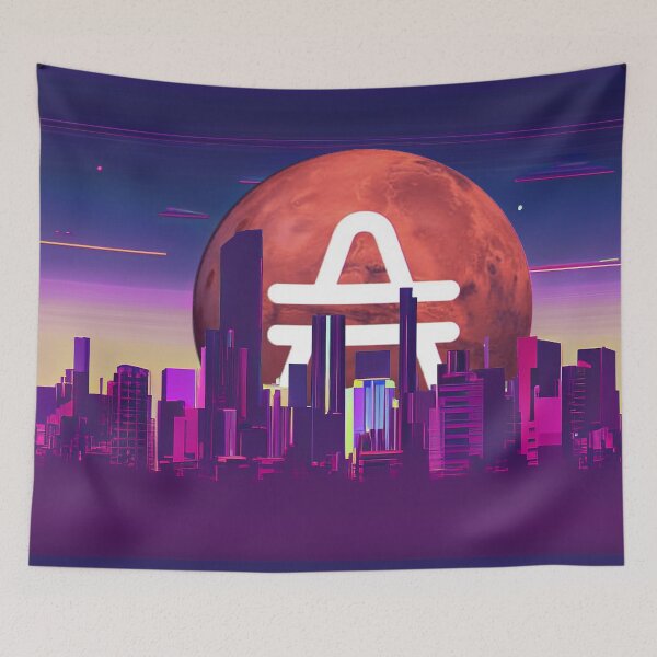 Item preview, Amp Mars Rising Over City designed and sold by LionBrew.