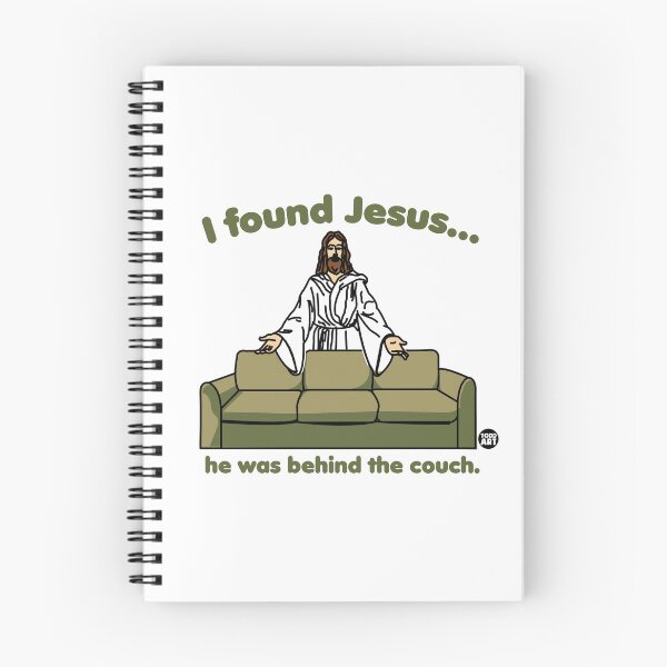 Item preview, I FOUND JESUS BEHIND THE COUCH designed and sold by TODD GOLDMAN.