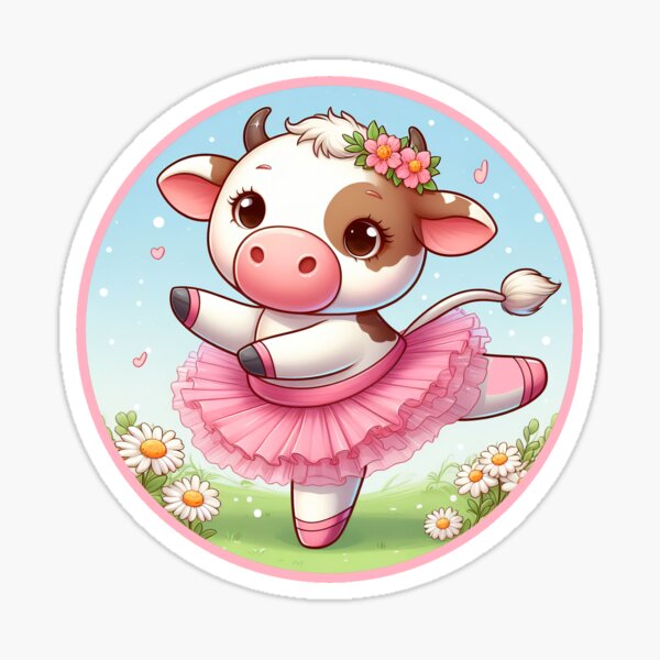 Item preview, Cow Ballerina designed and sold by stickyfoot.