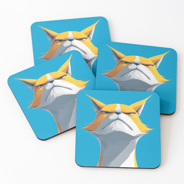 Item preview, Angry Cat Boss designed and sold by CoolMantras.