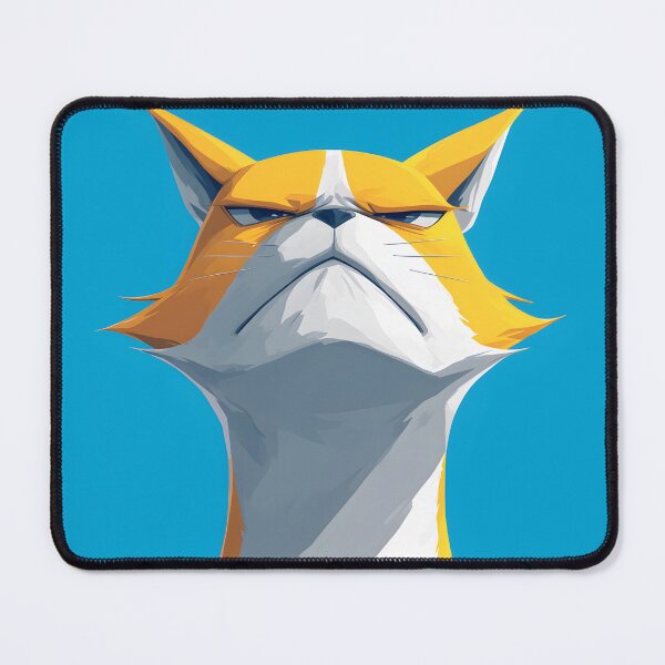 Item preview, Angry Cat Boss designed and sold by CoolMantras.