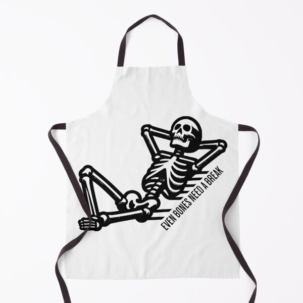 Item preview, Even Bones Need a Break - Relaxing Skeleton Design designed and sold by CraftedConcepts.
