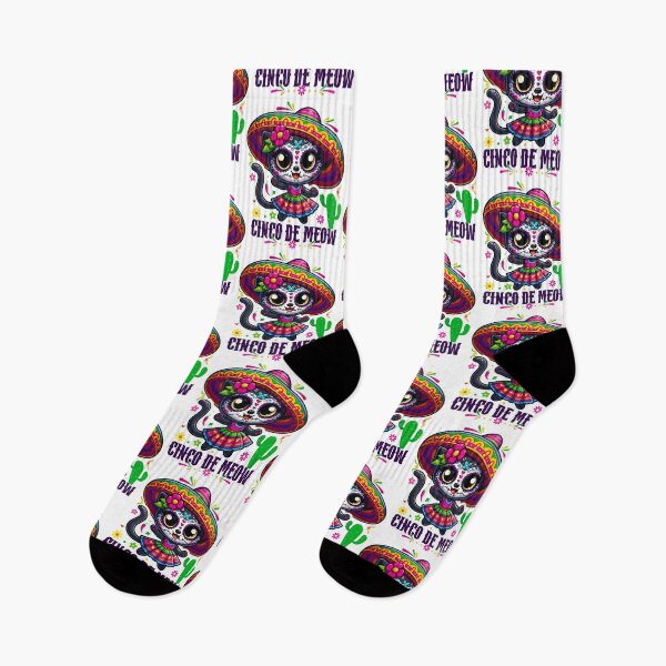 Item preview, Funny Cinco DE Meow Cat Pet Lover - Cinco DE Mayo Gift for Women designed and sold by JUSTBEELEGANT.