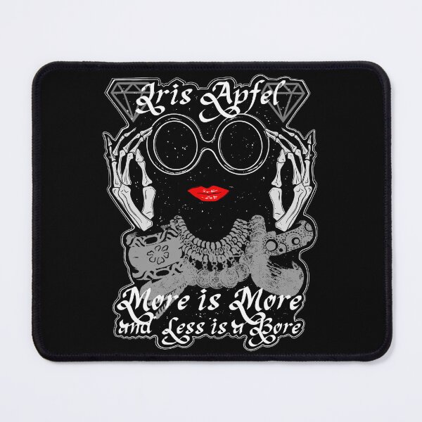 Item preview, More is More and Less is a Bore - Iris Apfel, fashion, diamonds, red lips designed and sold by SSINAMOON.