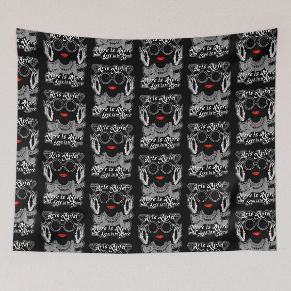 Item preview, More is More and Less is a Bore - Iris Apfel, fashion, diamonds, red lips  designed and sold by SSINAMOON.