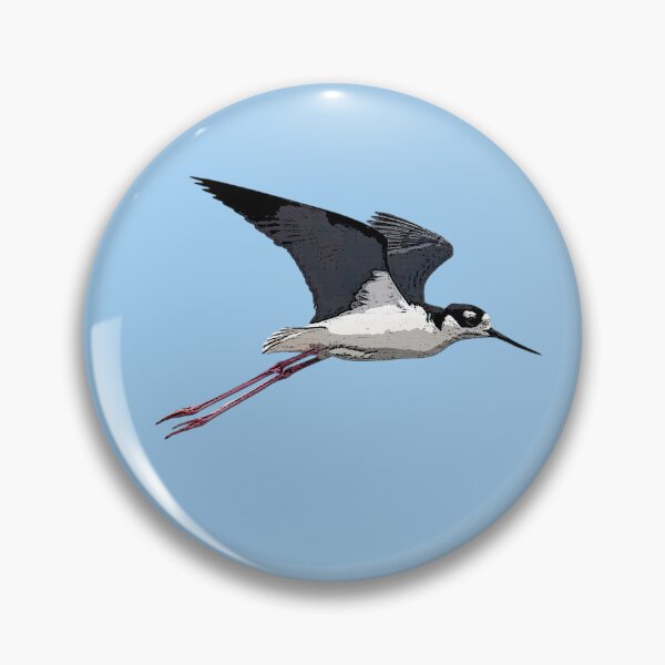 Item preview, Black Necked Stilt Color Design  designed and sold by designsasstultd.