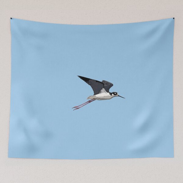 Item preview, Black Necked Stilt Color Design  designed and sold by designsasstultd.