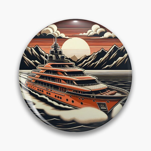 Item preview, Coral Yacht: Aristocratic Adventure in Pop Art designed and sold by ByDigitalDream.