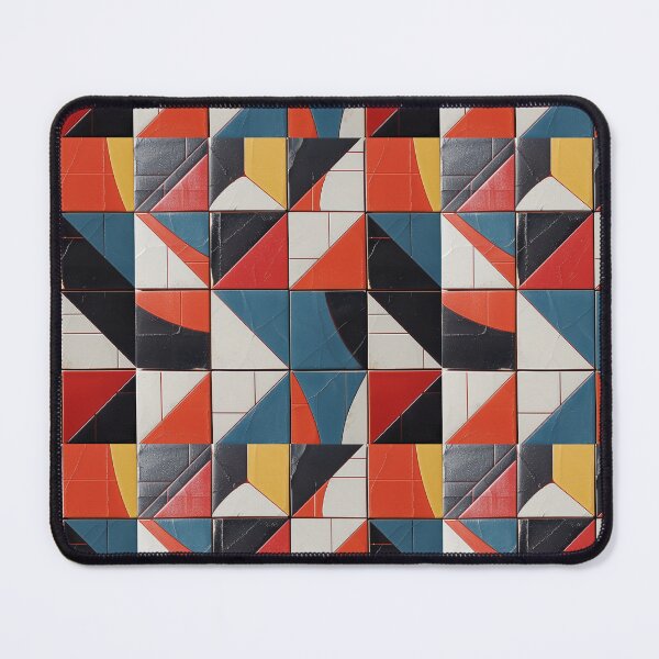 Item preview, Geometric Harmony: Textured Triangles Mural designed and sold by Chreggie.