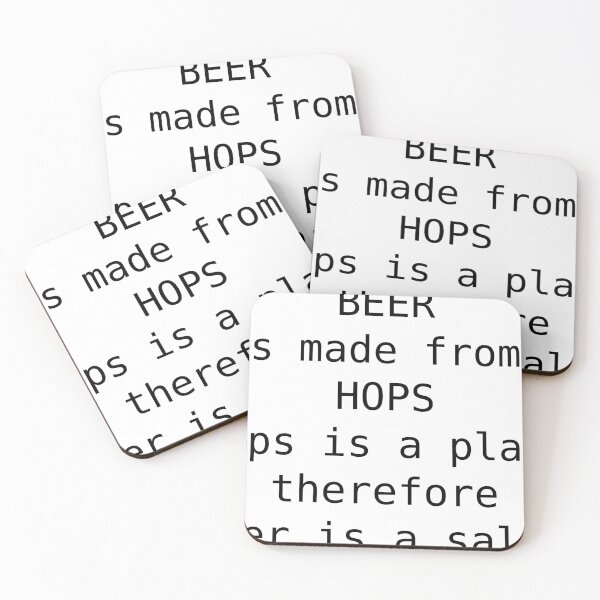 Item preview, Beer is made from Hops designed and sold by GypsyMerch.