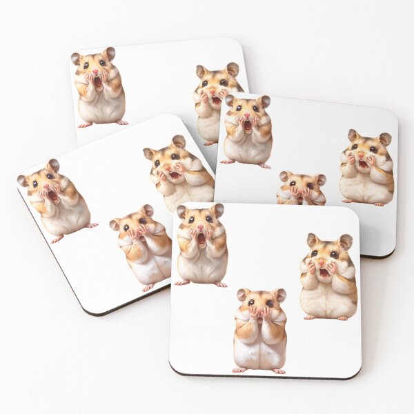 Item preview, Cute Scared Hamsters designed and sold by CoolMantras.
