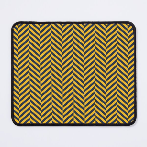 Item preview, Dark blue and yellow herringbone pattern designed and sold by LinDraws.