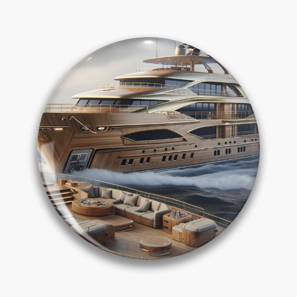 Item preview, Golden Yacht: Nautical Dreams in Rustic Elegance designed and sold by ByDigitalDream.