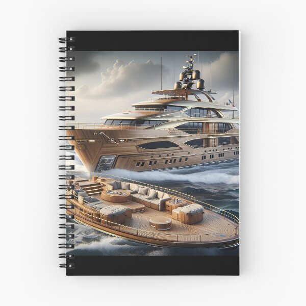 Item preview, Golden Yacht: Nautical Dreams in Rustic Elegance designed and sold by ByDigitalDream.