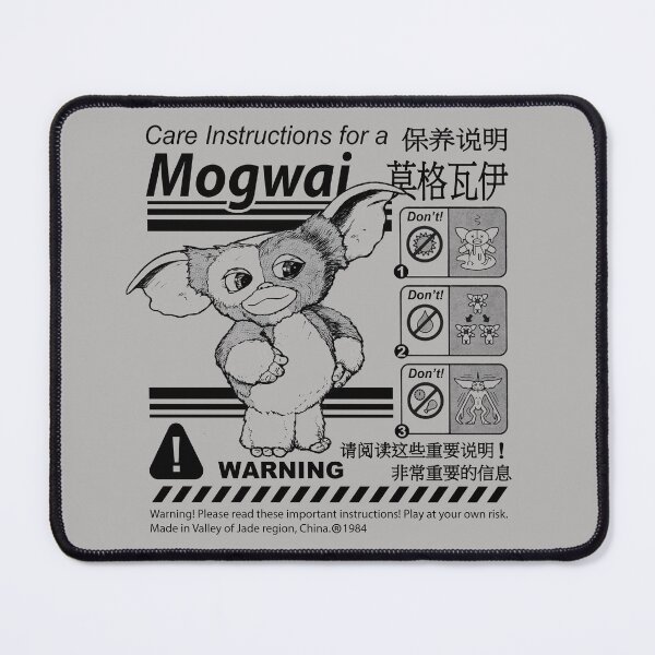 Item preview, Gremlins Gizmo Warning Label designed and sold by Alema Art.