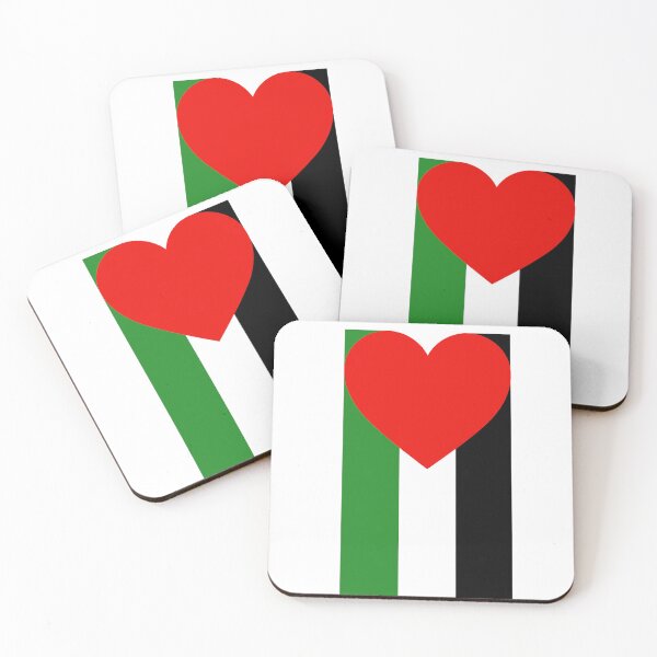 Item preview, Palestine flag Heart designed and sold by CreativeContext.