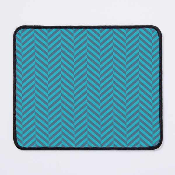 Item preview, Teal herringbone pattern designed and sold by LinDraws.