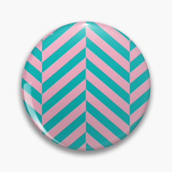Item preview, Emerald and pink herringbone pattern designed and sold by LinDraws.