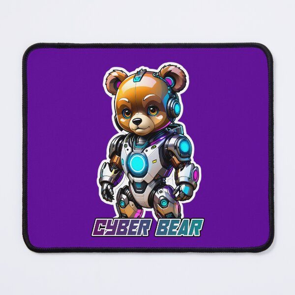 Item preview, Cool Cyberpunk Cyborg Bear designed and sold by TheArtOfPat.