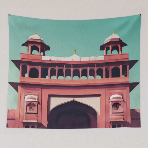 Item preview, Red Fort Delhi India designed and sold by TheJoeyStudio.