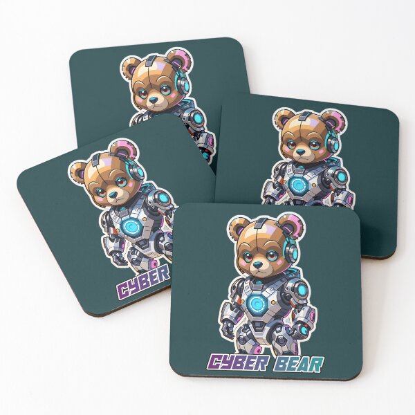Item preview, Cool Cyberpunk Cyborg Bear designed and sold by TheArtOfPat.