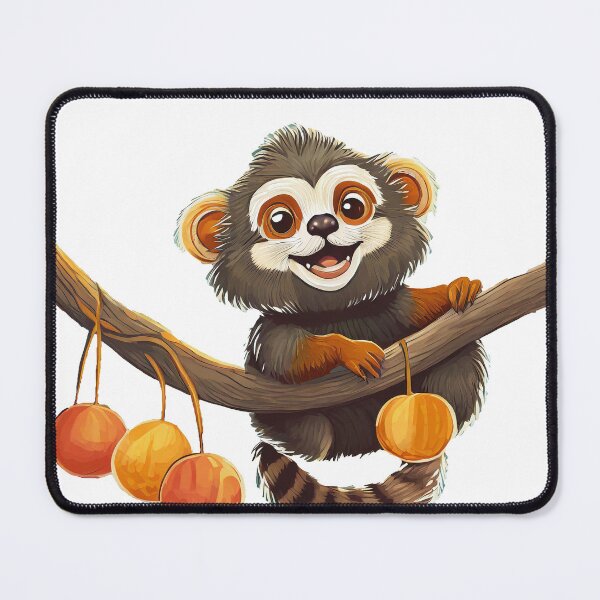 Item preview, Happy Marmoset on the Fruit Branch designed and sold by omerfdln34.