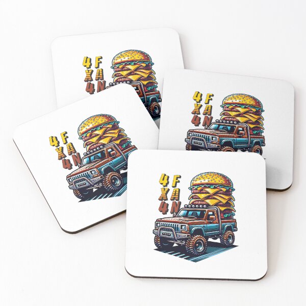 Item preview, 4x4 Fan - Truck Lover - Hamburger Lover designed and sold by PenultDesign.