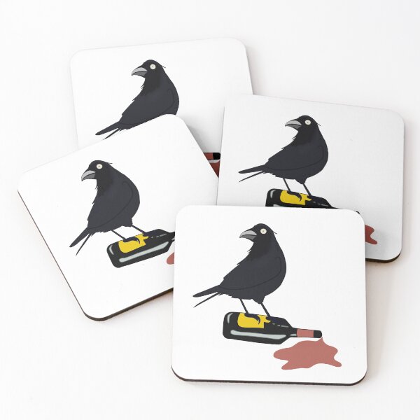 Artikelvorschau, Betrunkene Krähe – Aus der Crime Crow-Sammlung entworfen und verkauft von Leaky Doodle.