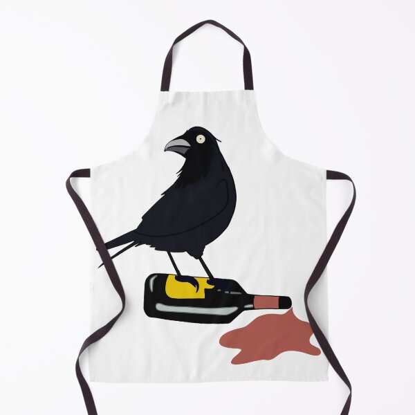 Aperçu de l'œuvre Drunk Crow - De la collection Crime Crow créée et vendue par Leaky Doodle.