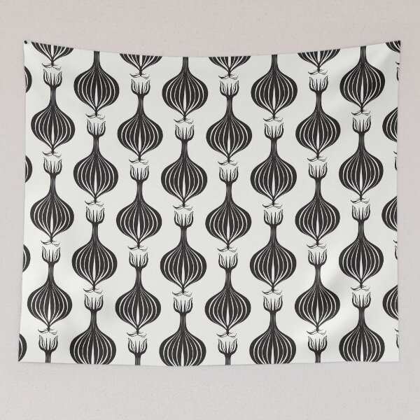 Artikelvorschau, Cool Black and White Onion Pattern entworfen und verkauft von Leonardo Palumbo.