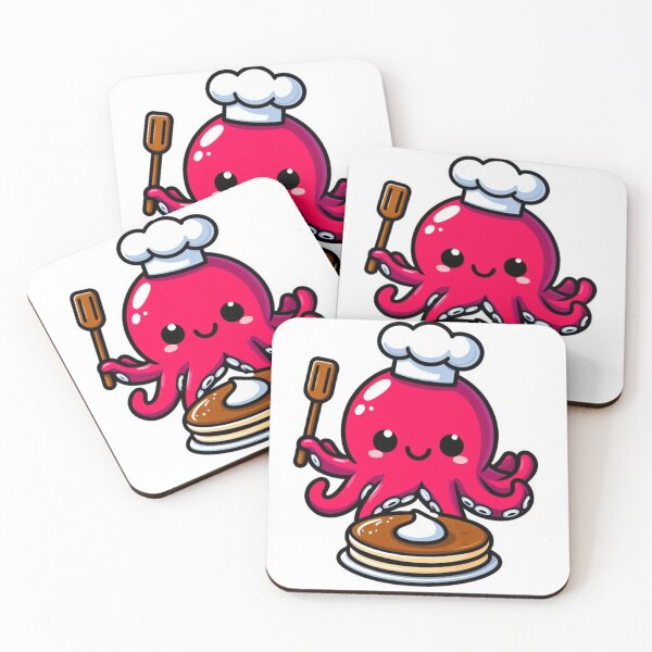 Item preview, Kawaii Octocook Octopus  designed and sold by BeardedTree.