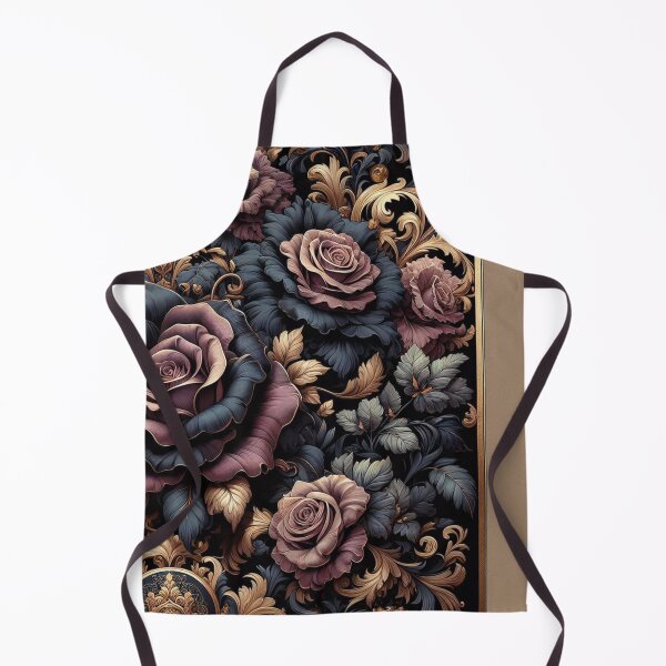 Item preview, Dark Dusty Mauve & Midnight Blue Roses & Baroque designed and sold by DesignsByPrnces.
