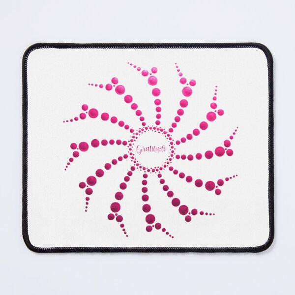 Item preview, Gratitude Pink Dot Mandala Sunburst designed and sold by Cardiff Creative.